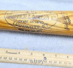 VTG Curt Blefary Louisville Slugger 125 Game Used Wood Baseball Bat Orioles S2