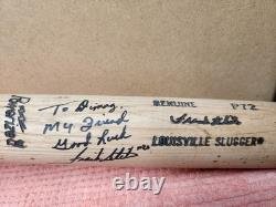 VTG Frank White AUTOGRAPHED BAT Royals Louisville Slugger P72 DiMag ESTATE VTG Frank White AUTOGRAPHED BAT Royals Louisville Slugger P72 DiMag ESTATE
