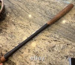 VTG Hillerich & Bradsby Co No 6 Ducky Medics Model Wooden Bat Old Repair 35