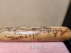 VTG Jim Spencer AUTOGRAPHED Bat Carl DiMag ESTATE COLLECTION VTG Jim Spencer AUTOGRAPHED Bat Carl DiMag ESTATE COLLECTION