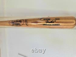VTG Johnny Bench Signed Louisville Slugger 125 Bat R43 HOF 1989 Blue Ink Cate VTG Johnny Bench Signed Louisville Slugger 125 Bat R43 HOF 1989 Blue Ink Cate