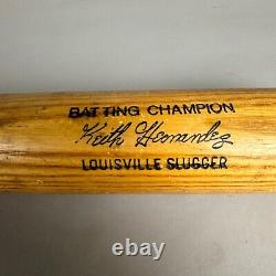 VTG Keith Hernandez Signed Louisville 180 Baseball Bat 34/ Batting Champion