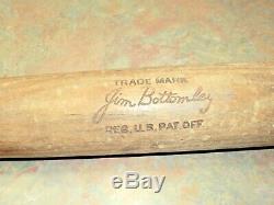 VTG Louisville Slugger Baseball Bat Hillerich & Bradsby Jim Bottomley 30's 33