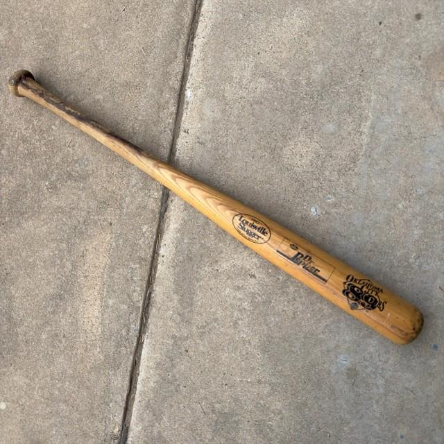 Vtg Louisville Slugger Dr Pepper Oklahoma City 89ers Wooden Bat 30.5 Baseball
