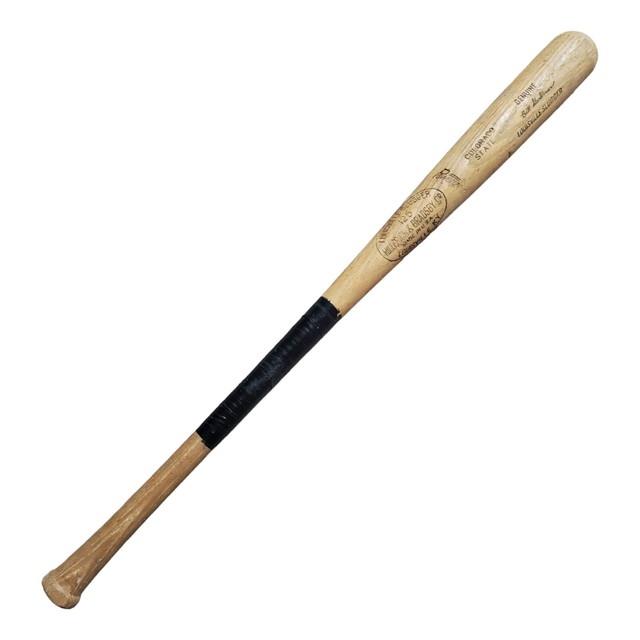 Vtg Louisville Slugger Wood Baseball Bat 125 Hillerich Bradsby Bill Goodman Flaw