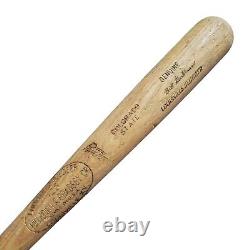 VTG Louisville Slugger Wood Baseball Bat 125 Hillerich Bradsby Bill Goodman FLAW