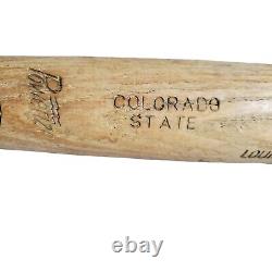 VTG Louisville Slugger Wood Baseball Bat 125 Hillerich Bradsby Bill Goodman FLAW