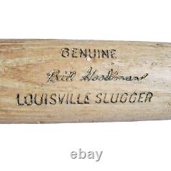 VTG Louisville Slugger Wood Baseball Bat 125 Hillerich Bradsby Bill Goodman FLAW