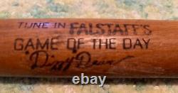 VTG MLB Falstaff Louisville Slugger 125 Bat Dizzy Dean Fan Souvenir