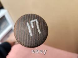 VTG Marty Barrett AUTOGRAPHED Game BAT Louisville Slugger C235 DiMag ESTATE