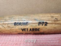 VTG Randy Velarde GAME USED BAT Louisville Slugger P72 Yankees DiMag ESTATE VTG Randy Velarde GAME USED BAT Louisville Slugger P72 Yankees DiMag ESTATE