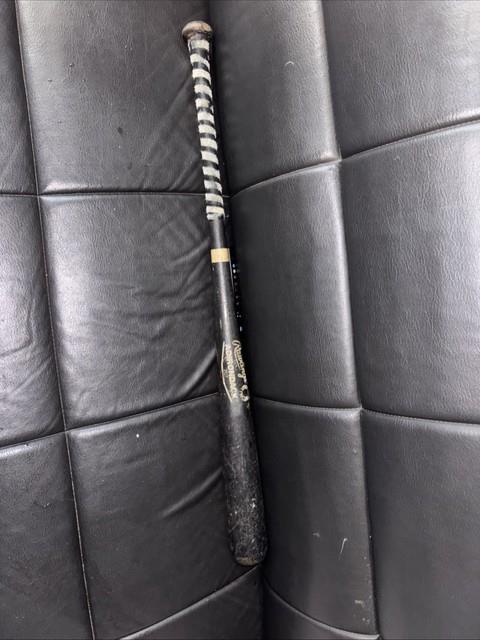 Vtg Rawlings Adirondack 302 Black Pro Ring Mini Baseball Bat 17 Long Made Usa