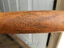 VTG SPALDING BASEBALL BAT-NY GIANTS FRANKIE FRISCH RARE 1920's AUTOGRAPH MODEL