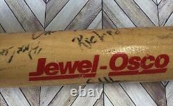 VTG Schaumburg Flyers(Jewel Osco) Fanfare Signed Baseball Bat. Multiple Signiture