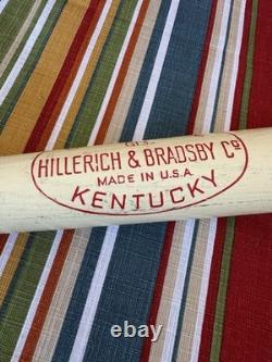 VTG Sluggerette Baseball Bat Hillerich & Bradsby Wood Girls Little League RARE