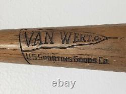 Van Wert Ohio U. S. Sporting Goods Co. High School Edition Baseball Bat Vintage