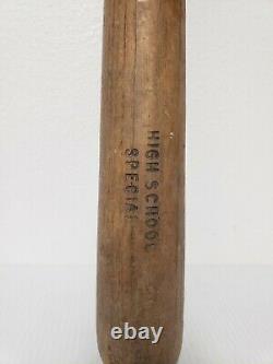 Van Wert Ohio U. S. Sporting Goods Co. High School Edition Baseball Bat Vintage