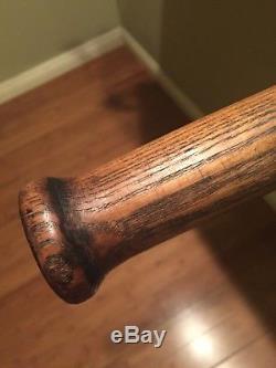 Very Early Vintage Hand Turned Baseball Bat
