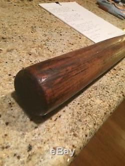 Very Early Vintage Hand Turned Baseball Bat