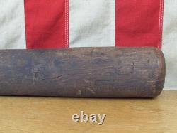Vintage 1880s Antique Wood Baseball Bat Round Grip Knob Huge! 38 Very Rare Vintage 1880s Antique Wood Baseball Bat Round Grip Knob Huge! 38 Very Rare