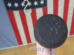 Vintage 1880s Antique Wood Baseball Bat Round Grip Knob Huge! 38 Very Rare Vintage 1880s Antique Wood Baseball Bat Round Grip Knob Huge! 38 Very Rare