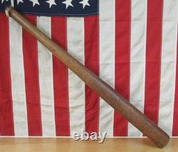 Vintage 1890s Antique Wood Baseball Bat Round Grip Knob Flat Top 32 Rare 1880s Vintage 1890s Antique Wood Baseball Bat Round Grip Knob Flat Top 32 Rare 1880s