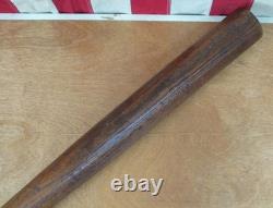 Vintage 1890s Antique Wood Baseball Bat Round Grip Knob Flat Top 32 Rare 1880s Vintage 1890s Antique Wood Baseball Bat Round Grip Knob Flat Top 32 Rare 1880s