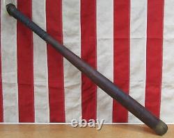 Vintage 1890s Daisy Antique Wood Baseball Bat Gold Ends 28 Victorian era Rare