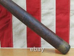 Vintage 1890s Daisy Antique Wood Baseball Bat Gold Ends 28 Victorian era Rare