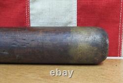 Vintage 1890s Daisy Antique Wood Baseball Bat Gold Ends 28 Victorian era Rare