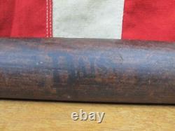 Vintage 1890s Daisy Antique Wood Baseball Bat Gold Ends 28 Victorian era Rare