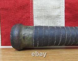 Vintage 1890s Daisy Antique Wood Baseball Bat Gold Ends 28 Victorian era Rare