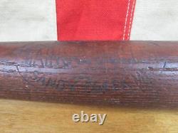 Vintage 1890s Mains & Dolley Wood Baseball Bat WE Mains Co. Sandy Creek ME 32