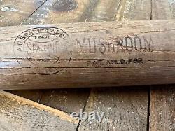 Vintage 1895-1912 Era Spalding 33 Inch Mushroom Baseball Bat