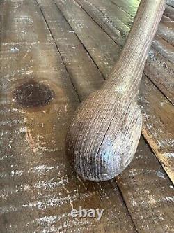Vintage 1895-1912 Era Spalding 33 Inch Mushroom Baseball Bat