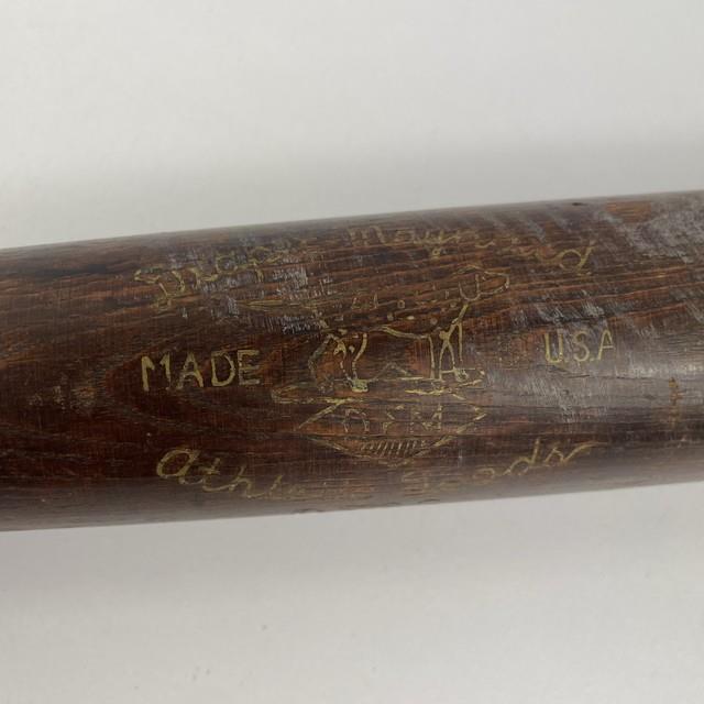 Vintage 1900's Draper Maynard D&m Ds66 Wooden Softball Bat, Early Lucky Dog 34