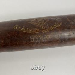 Vintage 1900's Draper Maynard D&M DS66 Wooden Softball Bat, Early Lucky Dog 34