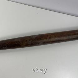 Vintage 1900's Draper Maynard D&M DS66 Wooden Softball Bat, Early Lucky Dog 34