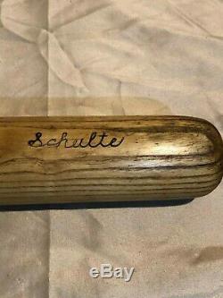 Vintage 1900s-1920s WRIGHT & DITSON Frank Johnny Schulte 32 Baseball Bat