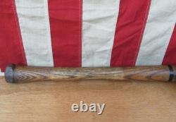Vintage 1900s Antique Wood Baseball 3 Ring Bat Red/Black Reach 30 Rare 1910s