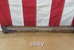Vintage 1900s Antique Wood Baseball 3 Ring Bat Red/Black Reach 30 Rare 1910s