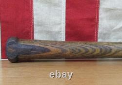 Vintage 1900s Antique Wood Baseball 3 Ring Bat Red/Black Reach 30 Rare 1910s