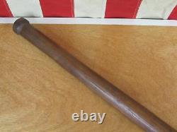 Vintage 1900s Antique Wood Baseball Bat Hand Turned Small Grip Knob 37 Homemade