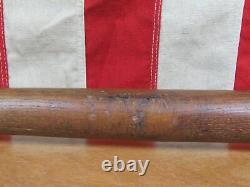 Vintage 1900s Antique Wood Baseball Bat Hand Turned Small Grip Knob 37 Homemade