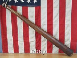 Vintage 1900s Antique Wood Baseball Bat Handcrafted Turned 34 Great Shape 1890s