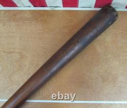 Vintage 1900s Antique Wood Baseball Bat Handcrafted Turned 34 Great Shape 1890s