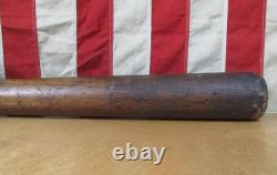 Vintage 1900s Antique Wood Baseball Bat Handcrafted Turned 34 Great Shape 1890s