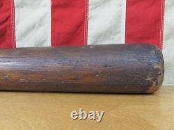Vintage 1900s Antique Wood Baseball Bat Handcrafted Turned 34 Great Shape 1890s