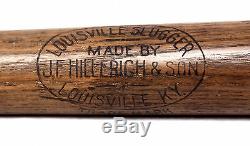 Vintage 1905-1910 J. F. Hillerich and Son Baseball bat Near MINT, Uncracked