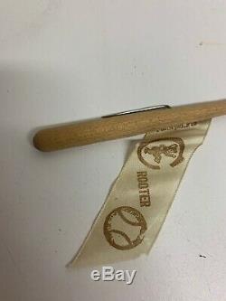 Vintage 1907 West Grounds Chicago Cubs Pin Bat With Ribbon Rooter Bear Cubs